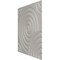 Ekena Millwork 19 5/8in. W x 19 5/8in. H Spiral EnduraWall Decorative 3D Wall Panel Covers 2.67 Sq. Ft. WP20X20SPCGH - alternate 3